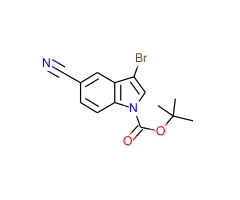 1-Boc-3-Bromo-5-cyanoindole