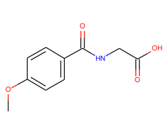 2-(4-Methoxybenzamido)acetic acid