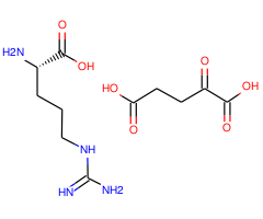 (S)-2-Amino-5-guanidinopentanoic acid 2-oxopentanedioic acid (1:1)