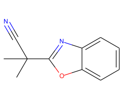 2-(Benzo[d]oxazol-2-yl)-2-methylpropanenitrile