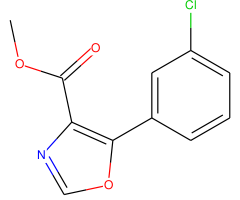 Methyl 5-(3-chlorophenyl)oxazole-4-carboxylate