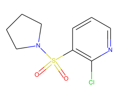 2-Chloro-3-(pyrrolidin-1-ylsulfonyl)pyridine