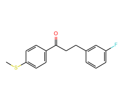 3-(3-fluorophenyl)-4'-thiomethylpropiophenone