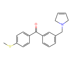 3-(3-pyrrolinomethyl)-4'-thiomethylbenzophenone