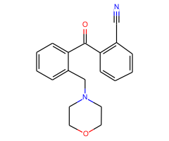 2-Cyano-2'-morpholinomethyl benzophenone