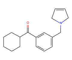 Cyclohexyl 3-(3-pyrrolinomethyl)phenyl ketone