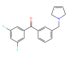3,5-difluoro-3'-(3-pyrrolinomethyl) benzophenone