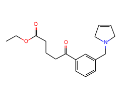 Ethyl 5-oxo-5-[3-(3-pyrrolinomethyl)phenyl]valerate
