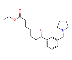 Ethyl 7-oxo-7-[3-(3-pyrrolinomethyl)phenyl]heptanoate