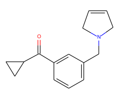 Cyclopropyl 3-(3-pyrrolinomethyl)phenyl ketone