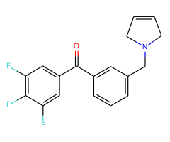 3'-(3-pyrrolinomethyl)-3,4,5-trifluorobenzophenone