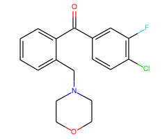4'-Chloro-3'-fluoro-2-morpholinomethyl benzophenone