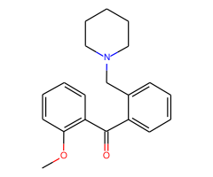 2-Methoxy-2'-piperidinomethyl benzophenone