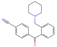 4'-Cyano-2-piperidinomethyl benzophenone