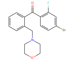 4-Bromo-2-fluoro-2'-morpholinomethyl benzophenone