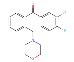 3'-Chloro-4'-fluoro-2-morpholinomethyl benzophenone