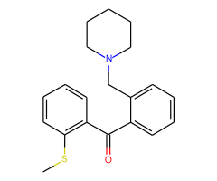 2-Piperidinomethyl-2'-thiomethylbenzophenone