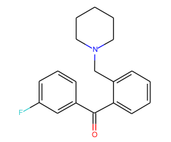 3'-Fluoro-2-piperidinomethyl benzophenone