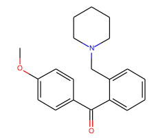 4'-Methoxy-2-piperidinomethyl benzophenone