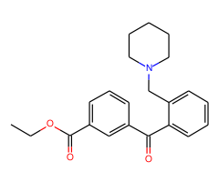 3'-Carboethoxy-2-piperidinomethyl benzophenone