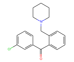 3'-Chloro-2-piperidinomethyl benzophenone