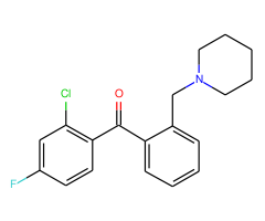 2-Chloro-4-fluoro-2'-piperidinomethyl benzophenone