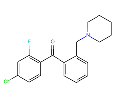 4-Chloro-2-fluoro-2'-piperidinomethyl benzophenone