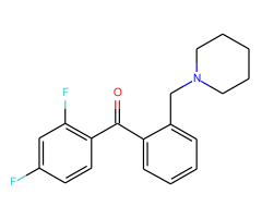 2,4-difluoro-2'-piperidinomethyl benzophenone