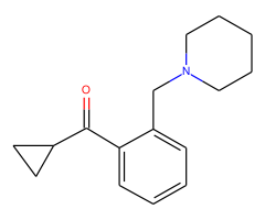 cyclopropyl 2-(piperidinomethyl)phenyl ketone