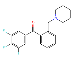 2-piperidinomethyl-3',4',5'-trifluorobenzophenone