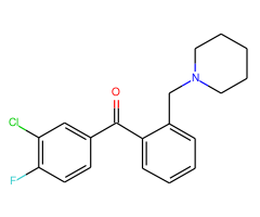 3'-Chloro-4'-fluoro-2-piperidinomethyl benzophenone