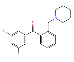 3'-Chloro-5'-fluoro-2-piperidinomethyl benzophenone
