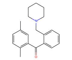2,5-Dimethyl-2'-piperidinomethyl benzophenone