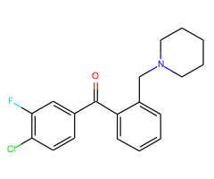 4'-Chloro-3'-fluoro-2-piperidinomethyl benzophenone