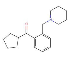 cyclopentyl 2-(piperidinomethyl)phenyl ketone