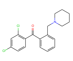 2,4-dichloro-2'-piperidinomethyl benzophenone