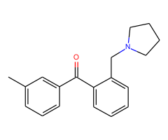 3'-methyl-2-pyrrolidinomethyl benzophenone