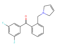 3,5-difluoro-2'-(3-pyrrolinomethyl) benzophenone