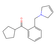 cyclopentyl 2-(3-pyrrolinomethyl)phenyl ketone