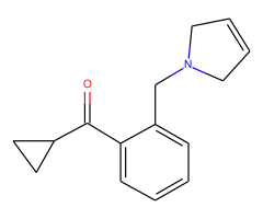 cyclopropyl 2-(3-pyrrolinomethyl)phenyl ketone