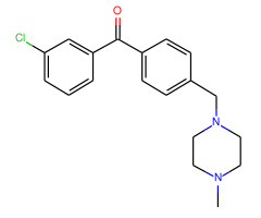 3-chloro-4'-(4-methylpiperazinomethyl) benzophenone