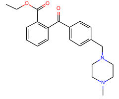 2-Carboethoxy-4'-(4-methylpiperazinomethyl) benzophenone