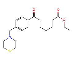 ethyl 7-oxo-7-[4-(thiomorpholinomethyl)phenyl]heptanoate