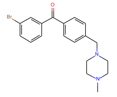 3-bromo-4'-(4-methylpiperazinomethyl) benzophenone
