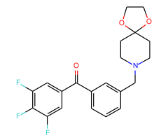 3'-[8-(1,4-dioxa-8-azaspiro[4.5]decyl)methyl]-3,4,5-trifluorobenzophenone