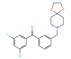 3-chloro-3'-[8-(1,4-dioxa-8-azaspiro[4.5]decyl)methyl]-5-fluorobenzophenone