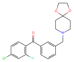 4-chloro-3'-[8-(1,4-dioxa-8-azaspiro[4.5]decyl)methyl]-2-fluorobenzophenone