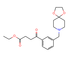 ethyl 4-[3-[8-(1,4-dioxa-8-azaspiro[4.5]decyl)methyl]phenyl]-4-oxobutyrate