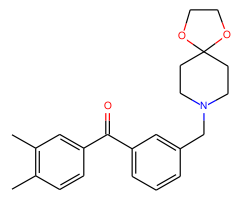 3,4-dimethyl-3'-[8-(1,4-dioxa-8-azaspiro[4.5]decyl)methyl]benzophenone