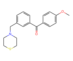 4'-methoxy-3-thiomorpholinomethyl benzophenone